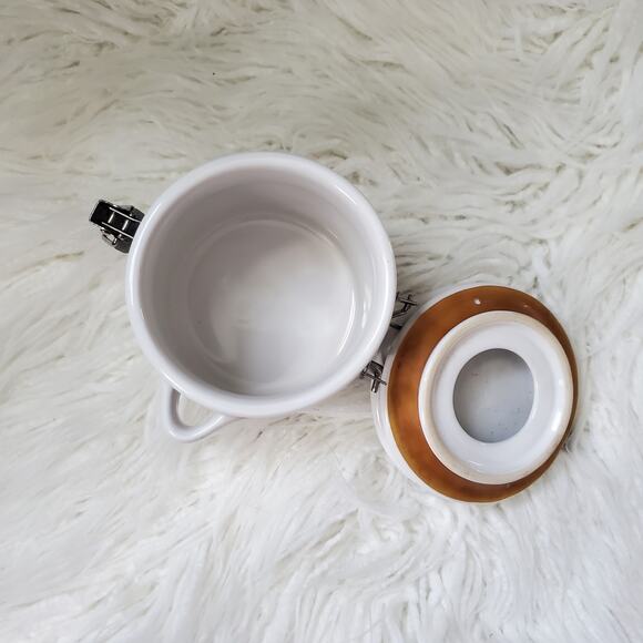 Alco Ceramic White Clamp Canister - Picture 10 of 13